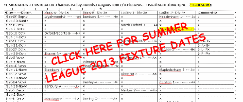 Fixtures 09/10